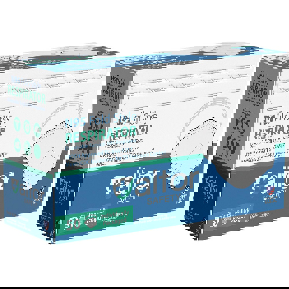 Disposable Respirators & Masks; Product Type: N95 Respirator ; Niosh Classification: N95 ; Exhalation Valve: No ; Nose Clip: Contains Nose Clip ; Strap Type: Ultrasonically Welded; Non-Adjustable; Double Strap ; Size: Universal
